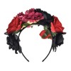 Vividsun Frida Kahlo Mexican Rose Flower Crown Day of The