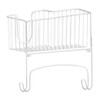 mDesign Wall Mounted Ironing Board Holder - Steel Ironing Board
