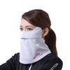 White Beauty UV-Blocking Face Cover A-Type, Non-Suffocating, UV Protection Sports