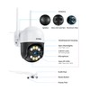 ZOSI 1080p WLAN Outdoor Surveillance Camera with Plug-in Power, 360°