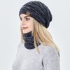 HAKUKU Gorra para Frio para Hombre Mujer,Gorros Invierno de Lana