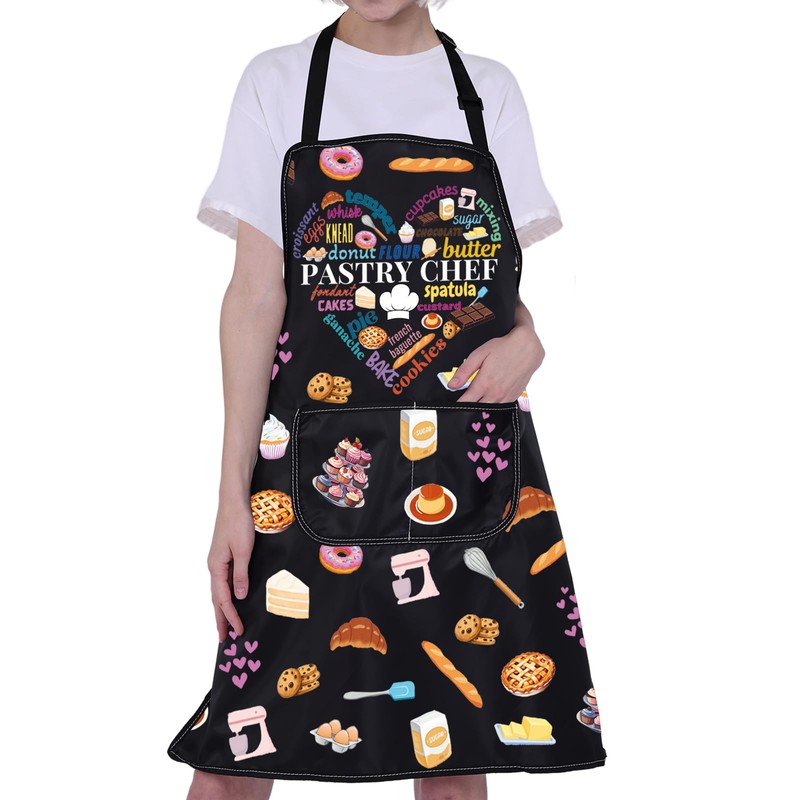 ENSIANTH Pastry Chef Apron Baker Gift Baking Kitchen Apron Pastry