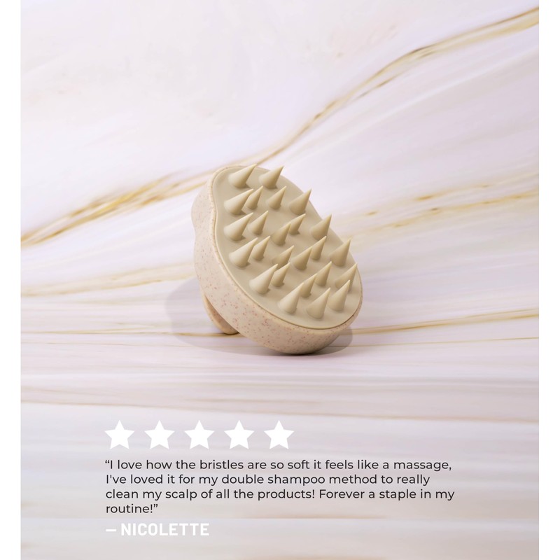 Cricket Scalp Massage and Shampoo Brush, Scalp Care, Scrub, Exfoliate,