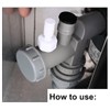 Qrity Pack of 2 Kitchen Sink Drain Pipe Sealing Cap