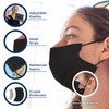 Liberty Masks [50-Pack] Made in USA | Black | 3