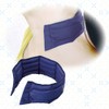 Drip Free, Not Rolled Cooling Scarf bizuku-ru Small Blue