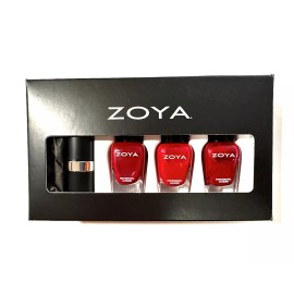 Zoya Nail Polish Quads. Set of 3 Bottles, 1 Lip Stick. *Perfect Holiday Gifts*