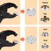 Dedjgoo Heavy Duty Snap Fasteners Kit+ Canvas Snap Kit,Screw Snaps,Boat