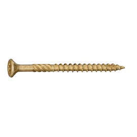 #9 x 2-1/2" SaberdriveTan XL1500 Coated Exterior Star Drive Multi-Purpose Deck Screws 5 LB, Approx. 439 Pieces