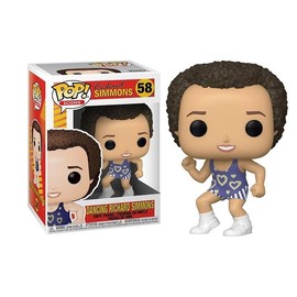 Funko Richard Simmons + Pop Protector: Pop! Icons Vinyl Figure (Gift Set Bundled with ToyBop Brand Box Protector Collector Case) (Dancing)