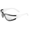 Bullhead Safety Eyewear BH1151AF Torrent Foam Lined, Crystal Clear Temple,
