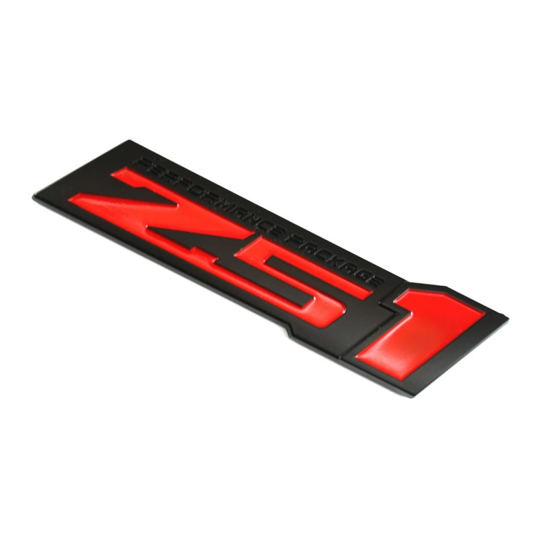 Tomilia 2pcs Z51 Performance Package Emblem Engine Hood 3D Badge