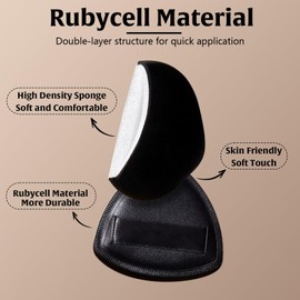 Powder Puff, Makeup Sponge 1PCS, Beauty Blenders Tool - Super Soft Cushion Puff, Triangle Design Wet & Dry Makeup Tool Beauty Blender for Liquid Foundation, Loose Powder, BB Cream, with Storage Box
