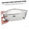 Gadpiparty Kitchen Sink Strainer Sink Strainer Basket Triangle Drain Basket