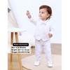 A&J DESIGN Ropa de Bautizo para Niño Traje Formal Mamelucos