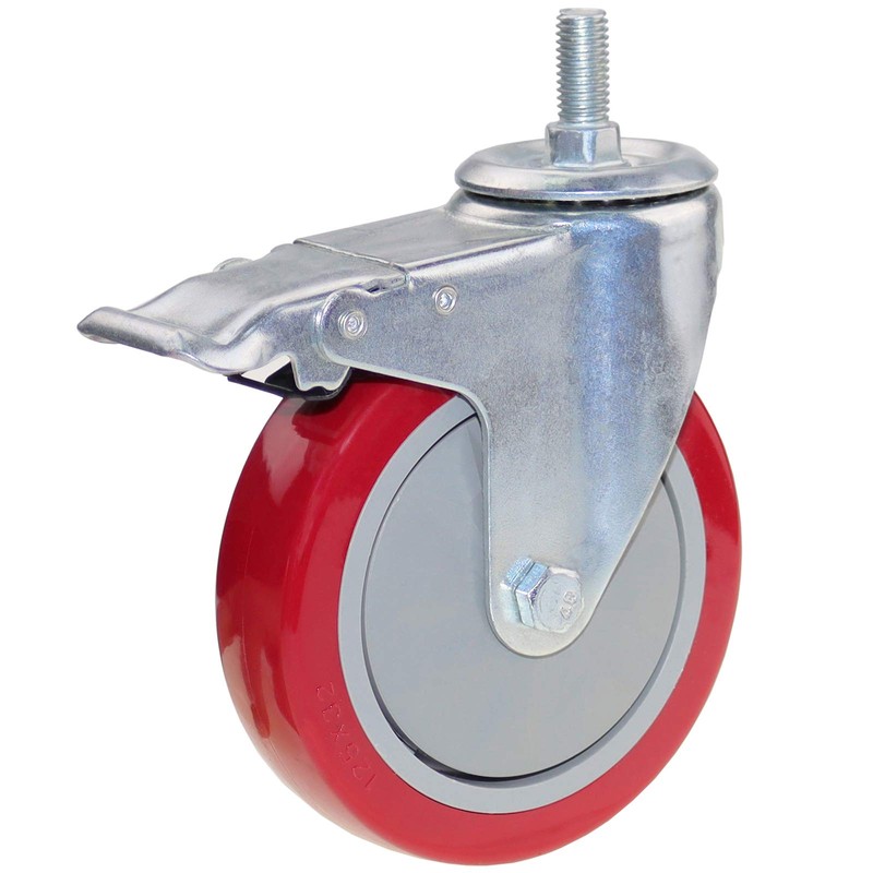 DICASAL 5 Inch Heavy Duty Stem Casters 360 Degree Swivel