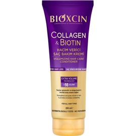 Bioxcin Collagen & Biotin Volume Hair Conditioner 250 ml - Strengthening Conditioner for Fine, Thin Hair - Hair Thickening & Fullness Thanks to Hydrolysed Collagen & Biotin