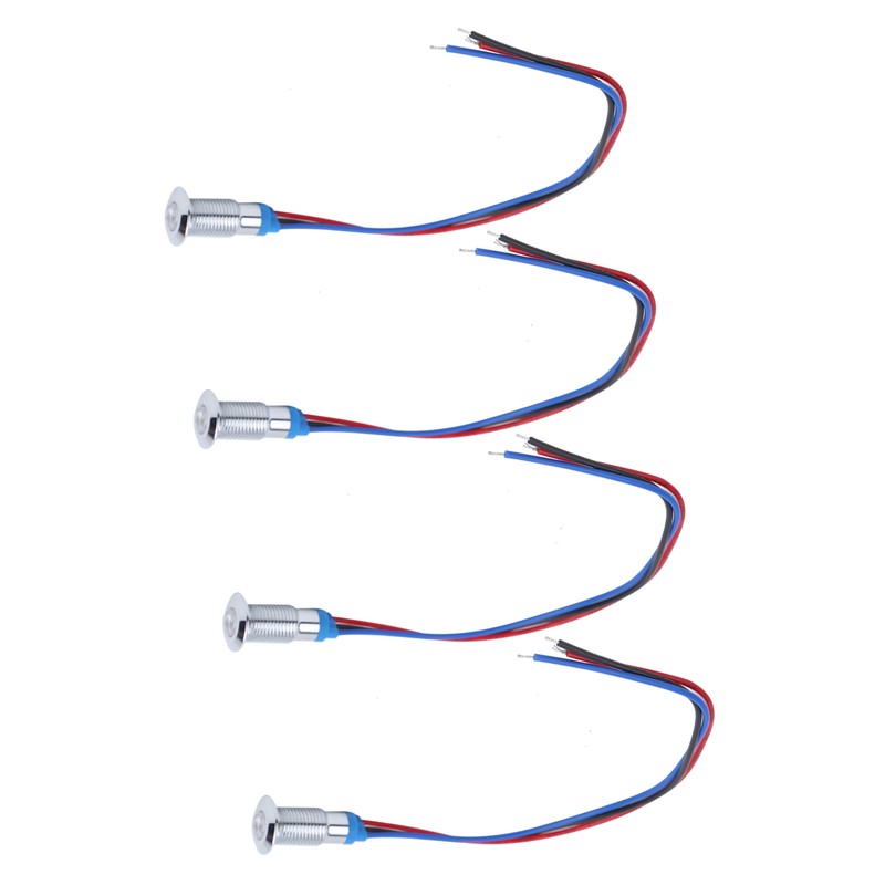 4 Set LED Indicator Light Signal 2Color Common Anode Waterproof