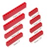 sourcing map 8pcs Plastic Hex Shank Screwdriver Bit Holder Organizer