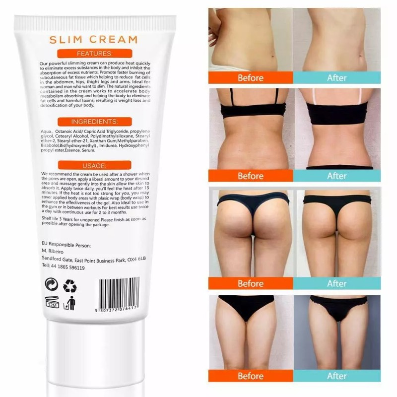 Crema Reductora Para Quemar La Grasa Del Cuerpo Abdomen Brazos