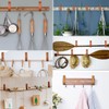 ZAAWUUT PU Leather Wall Hooks,6 Pack, Wall Mounted Straps Hanger