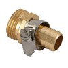 2 Pack Brass 3/4 Inch Male Thread Garden Hose Connectors