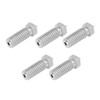 5Pcs 3D Printer Nozzles Set Stainless Steel 1.75mm 0.4mm Brass