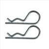 Set of Two (2) Zinc Plated 1/8" Hair Pin x 1-7/8" Length