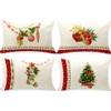 Cirzone Christmas Cushion Cover, 30 x 50 cm, Set of
