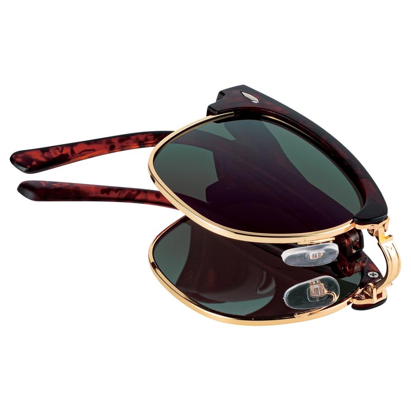 meigan 7399-01 Men's Retro Design, Metal Salmont, Wellington, Foldable, Compact,