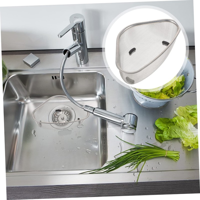 Gadpiparty Kitchen Sink Strainer Sink Strainer Basket Triangle Drain Basket