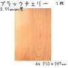 Slice Wood Natural Wood Sheet, Thick 0.55 mm, A4 Size