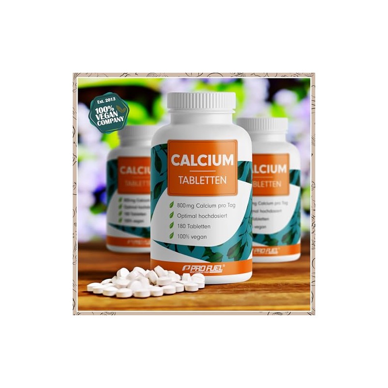 Calcium Tablets 180x – Optimal High Dose with 800 mg