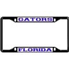 Florida License Plate Frame Black, UF Gators