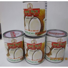 Mae Ploy Coconut Cream Pack of 4 Cans 560 Milliliter Each