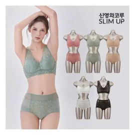 Shinyoung Wacoal 신영와코루 자세美 26 자세미인 브라팬티 5세트1247826 [85/C] Shin Young Wako Lu Posture Beauty 26 Posture Beauty Bra Panty 5 Sets 1247826 [85/C]