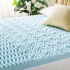 Mellow 4 Inch 5-Zone Memory Foam Mattress Topper, Cooling Gel