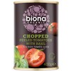 Biona Organic Chopped Tomatoes with Basil, 400g