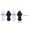 GLEAVI 4Pcs Lipstick case Keychain Lip Gloss Holder Keychain Lip