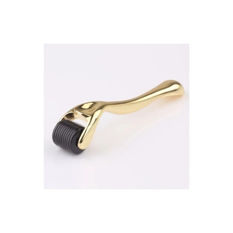 Dermaroller Corporal Facial Arrugas Estrias Manchas Oro Rodillo Micro Agujas