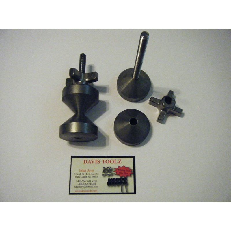 2" Davis Steel Two Hole Pin with Quick knob