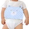 Baby Colic and Gas Relief - Cassia Seed Heated Tummy Wrap,Baby Heating Pad Swaddle Belt Relieves and Soothes Gas,Bloating and Upset Stomach (Blue)