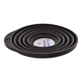 Yawata Screw-in Magnetic Tray, Black, Small, 5.3 x 1.2 x 5.8 inches (13.5 x 3.1 x 14.7 cm), 1 Piece