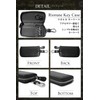 Riorune Key Case, Genuine Leather, 6 Rows + Smart Key,