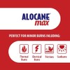 Gel Alocane de emergencia para quemaduras, máximo alivio, 2,5 onzas