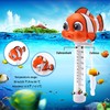 INCETUE Pool Thermometer Floating Easy Read, Water Temperature Gauge with