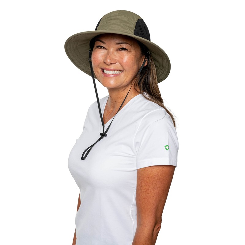 Insect Shield Packable Hat, Olive, Large/X-Large