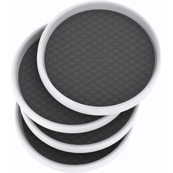 Unbranded Pretireno Lazy Susan Organizer 4 Pack Non-Skid Lazy Susan