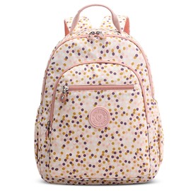 POSSOBAG Lightweight Women's Backpack Fashion Casual Daypacks Large Capacity with Handle Cute Unique School Bag Waterproof College Bag for School Travel Leisure Holiday, pink, Backpack