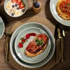 Dinnerware Sets for 6, 24 Pieces Ceramic Plates and Bowls